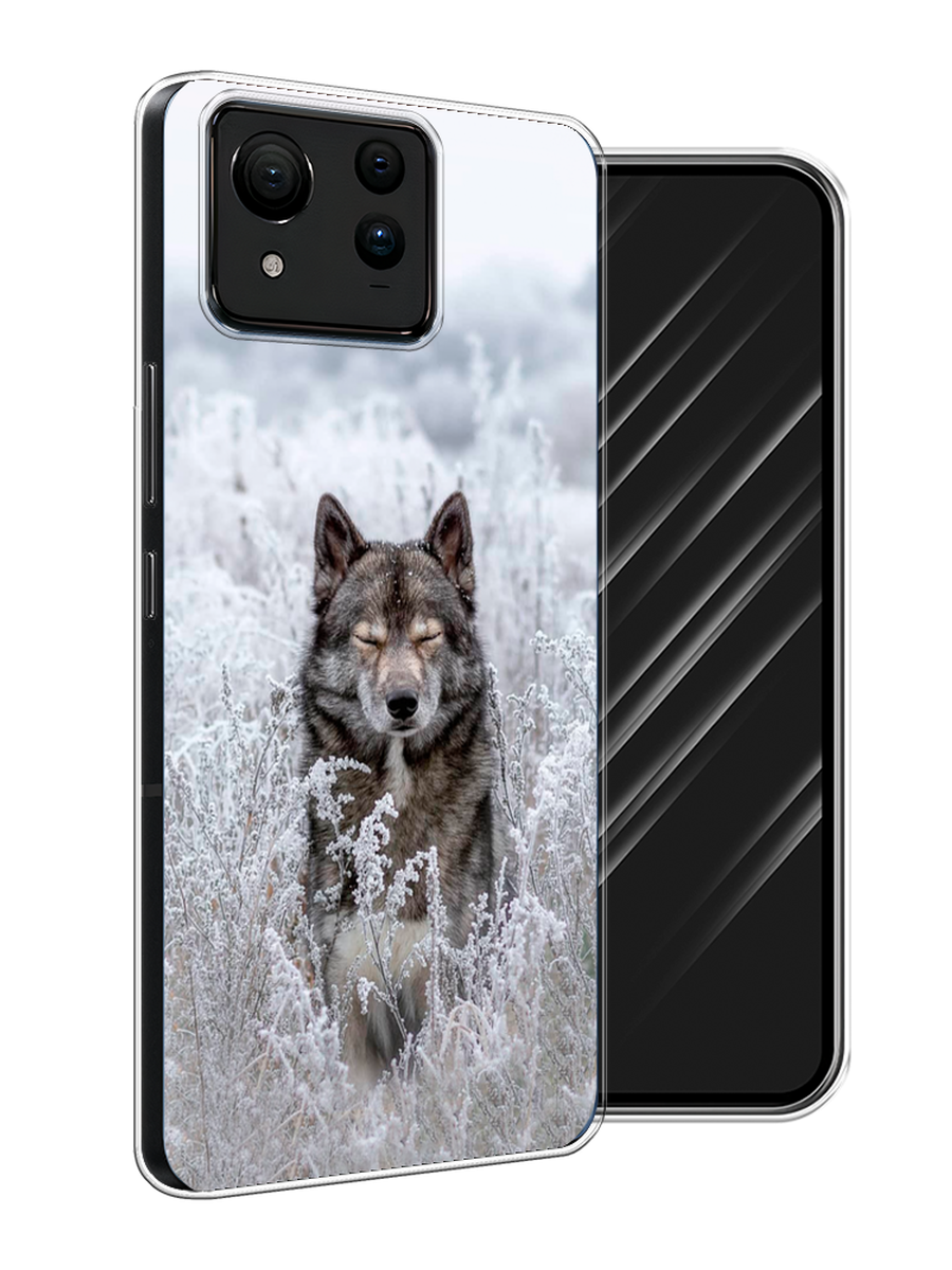 

Чехол Awog на Asus ZenFone 11 Ultra "Волк в поле", Белый;черный, 45250-1