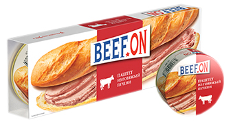 фото Паштет beef.on из говяжьей печени 70г