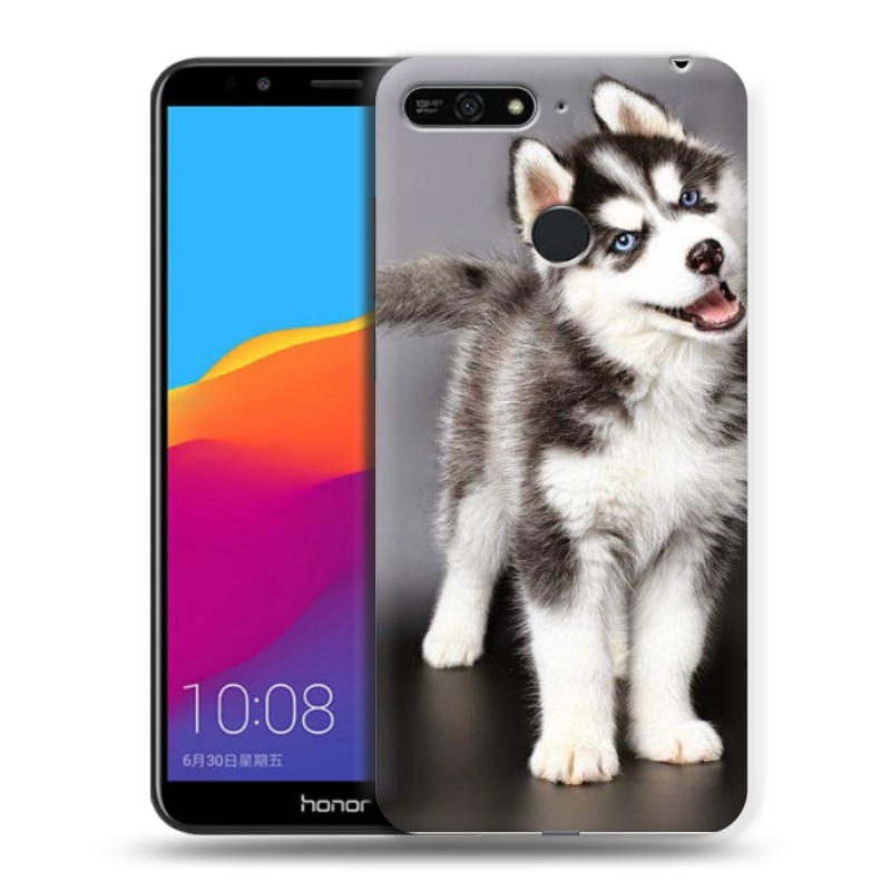 фото Пластиковый транспарентный чехол для huawei honor 7a pro/7c/y6 prime (2018) 100gadgets