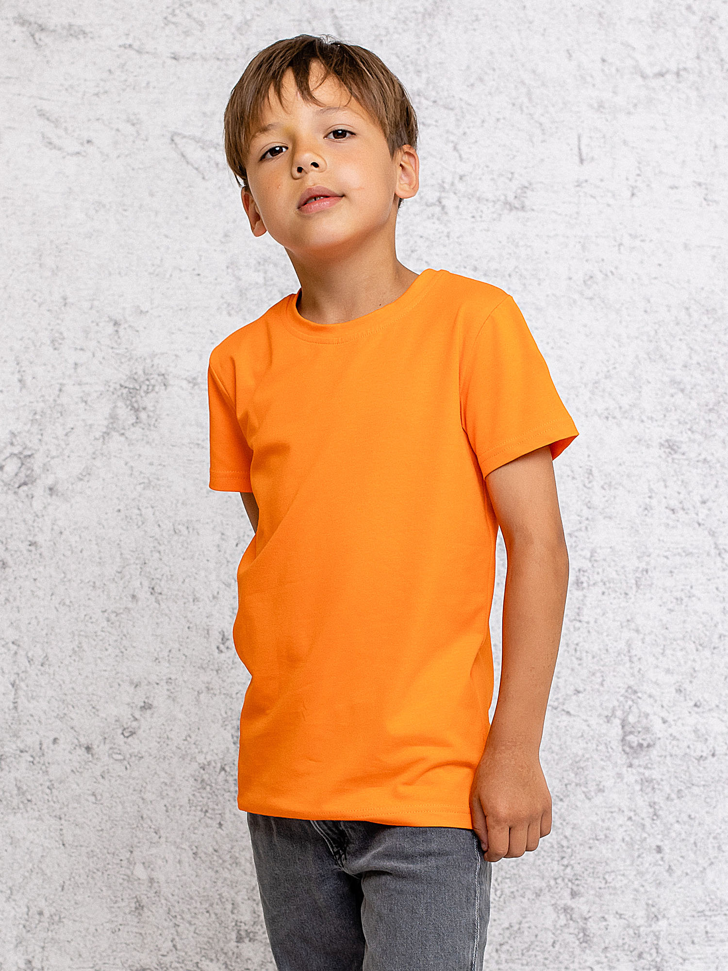 Футболка детская Batik 005_ЦС оранжевый 152