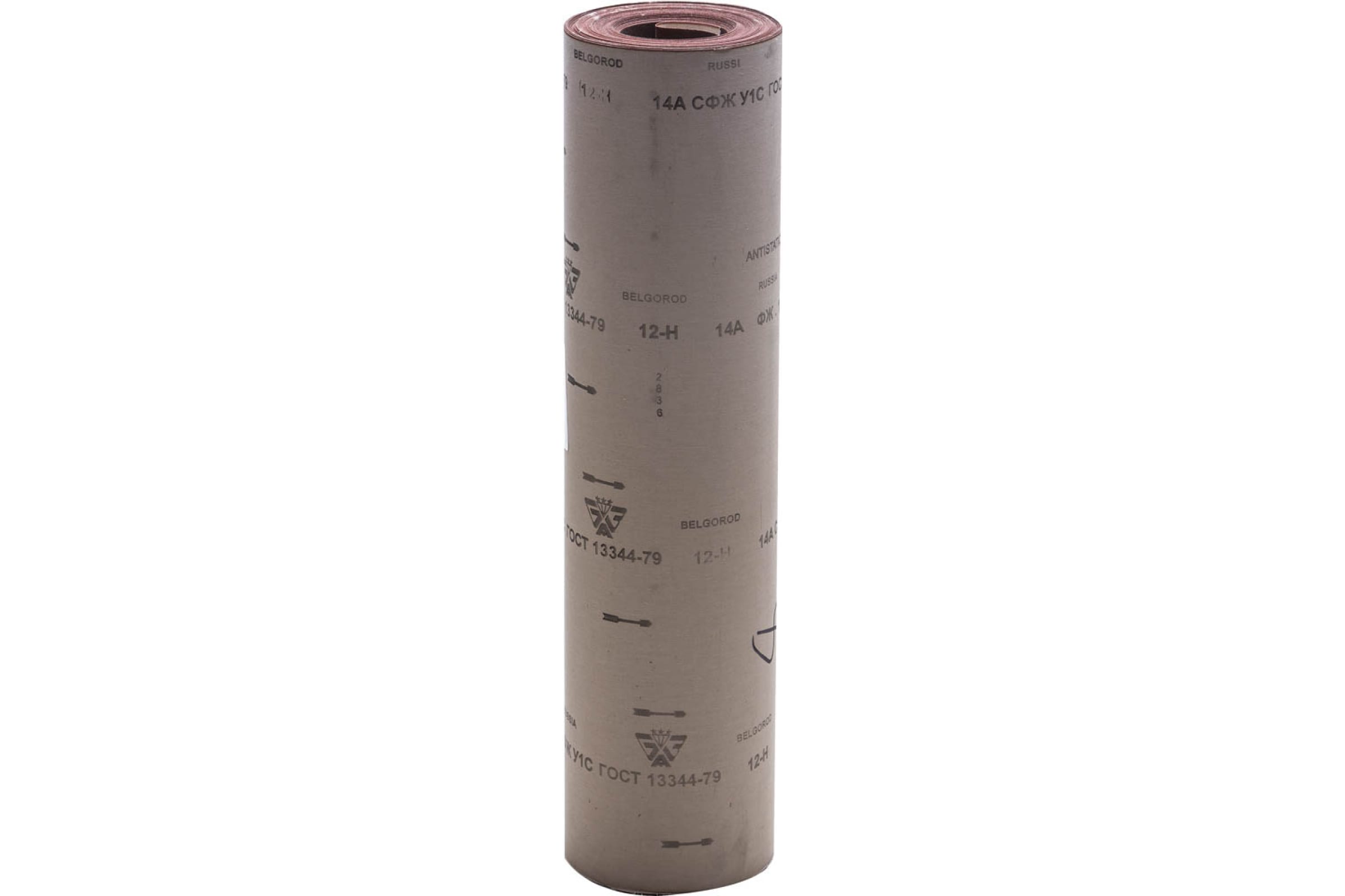 Рулон шлифовальный 14А 12-H (P100), 800 мм, на тканевой основе, водостойкий, 30 м, БАЗ