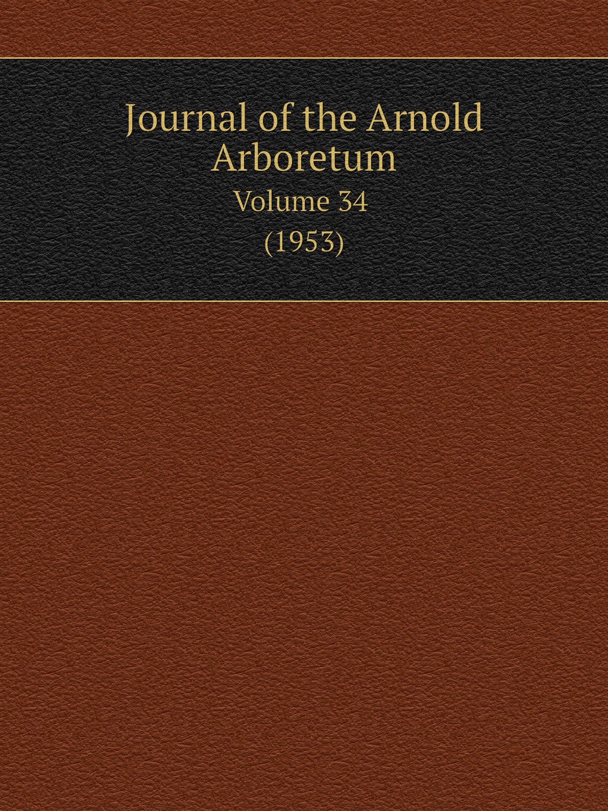 

Journal of the Arnold Arboretum