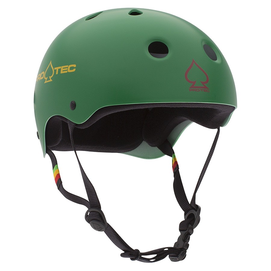 Шлем Pro-Tec Classic Skate Matte Rasta Green L