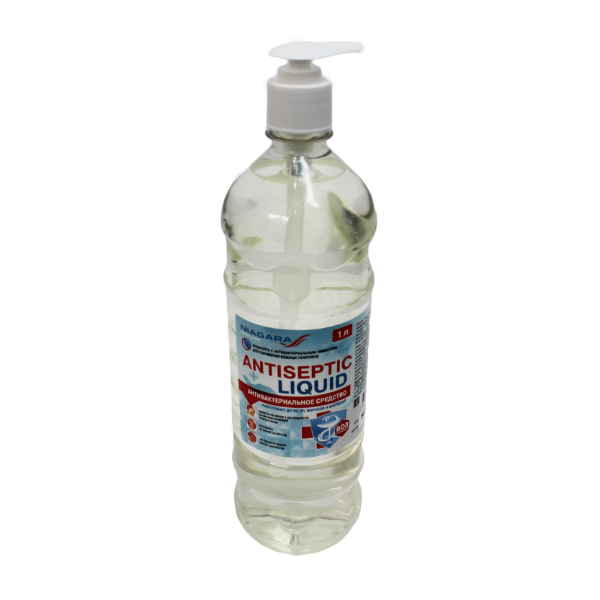 фото Антисептик для рук niagara antiseptic liquid с антибактериальным эффектом, 1 л