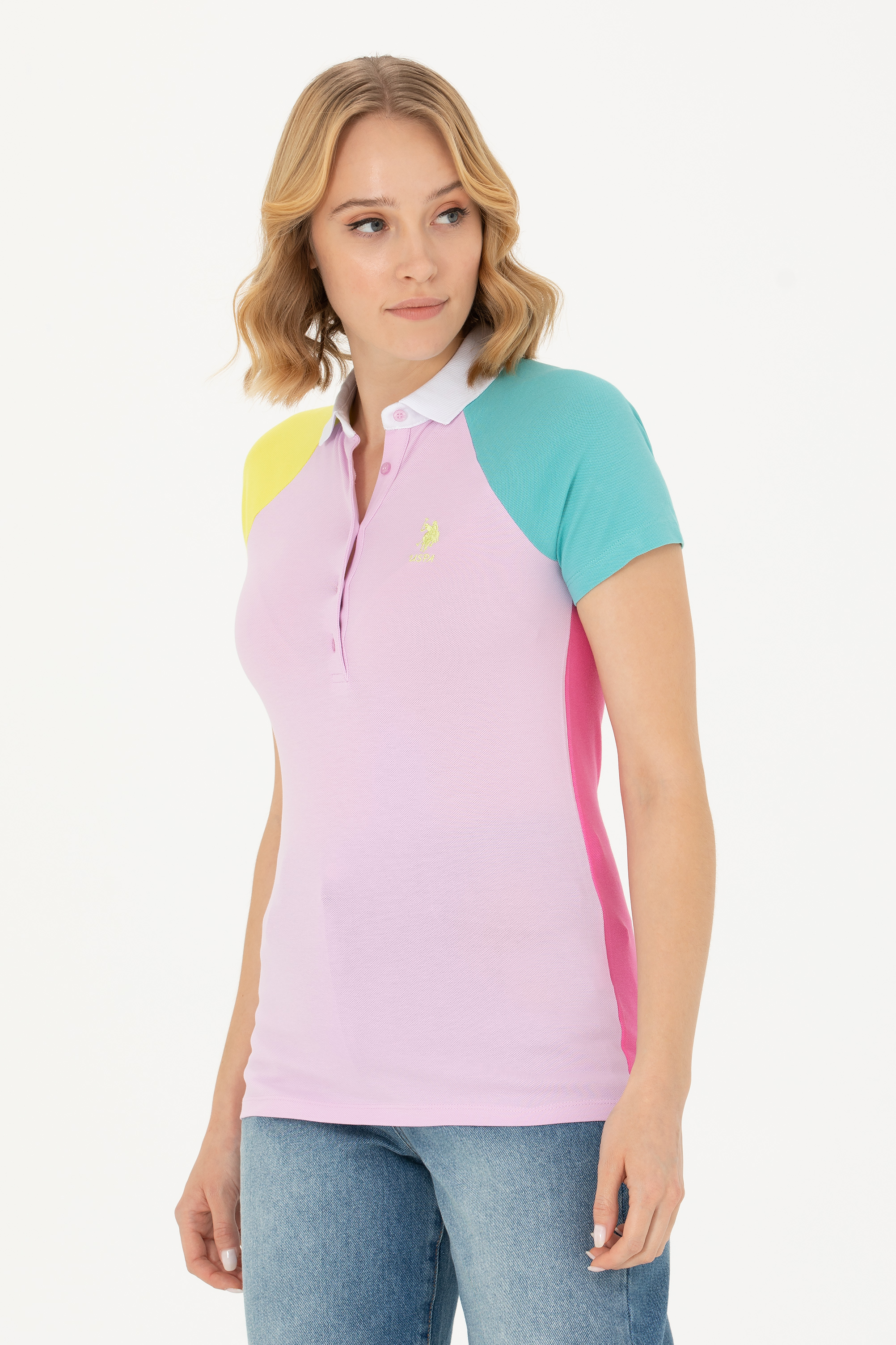 

Футболка женская U.S. POLO Assn. G082GL0110GANS фиолетовая S, Фиолетовый, G082GL0110GANS
