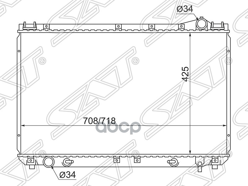 

Радиатор Toyota Avalon 95-00 Sat арт. TY0003-MCX10