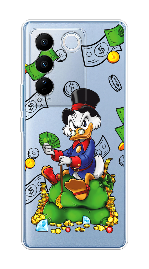 

Чехол на Vivo V27/V27 Pro "Scrooge Richness", Черный;синий;зеленый, 268550-1