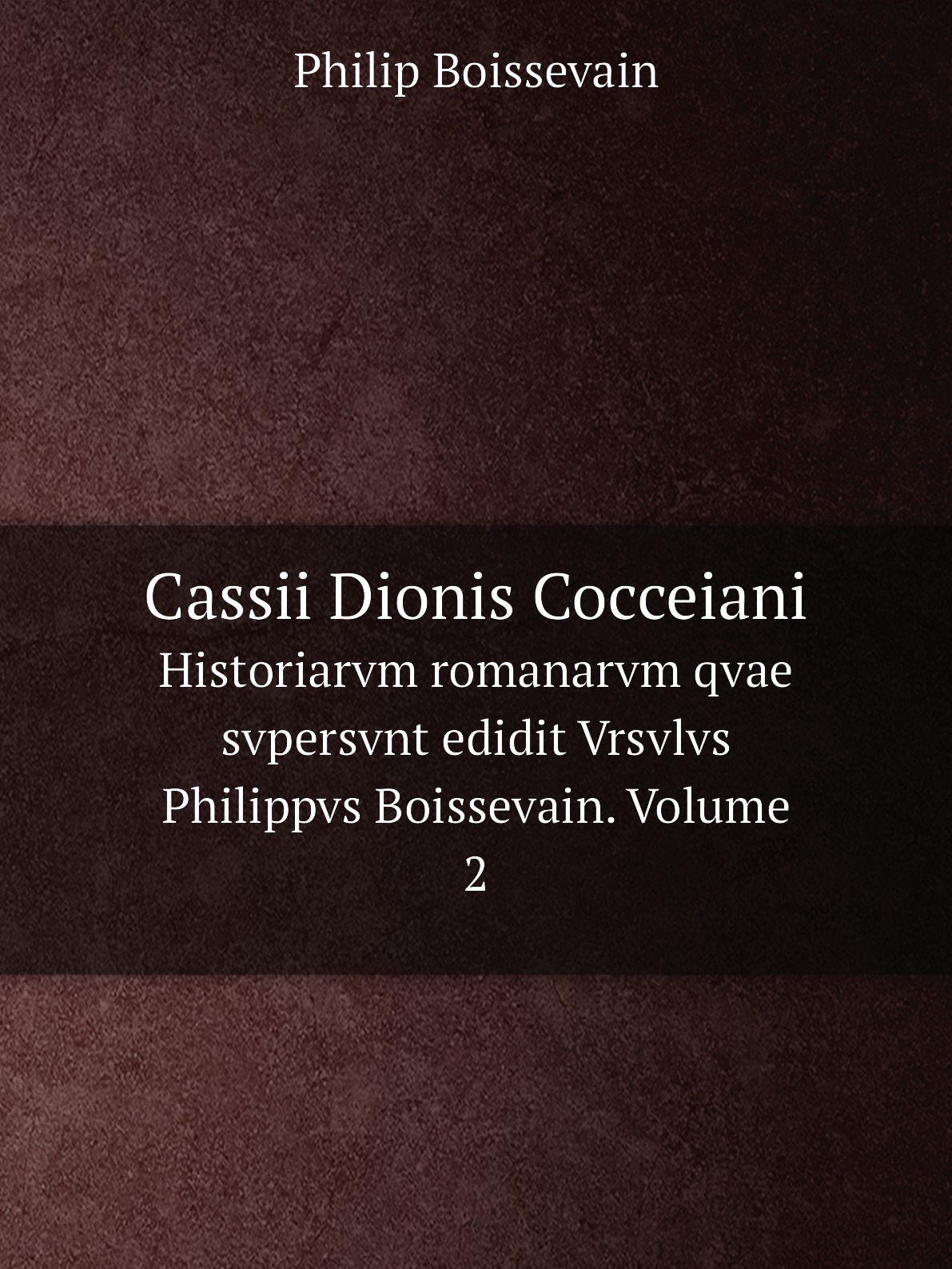 

Cassii Dionis Cocceiani