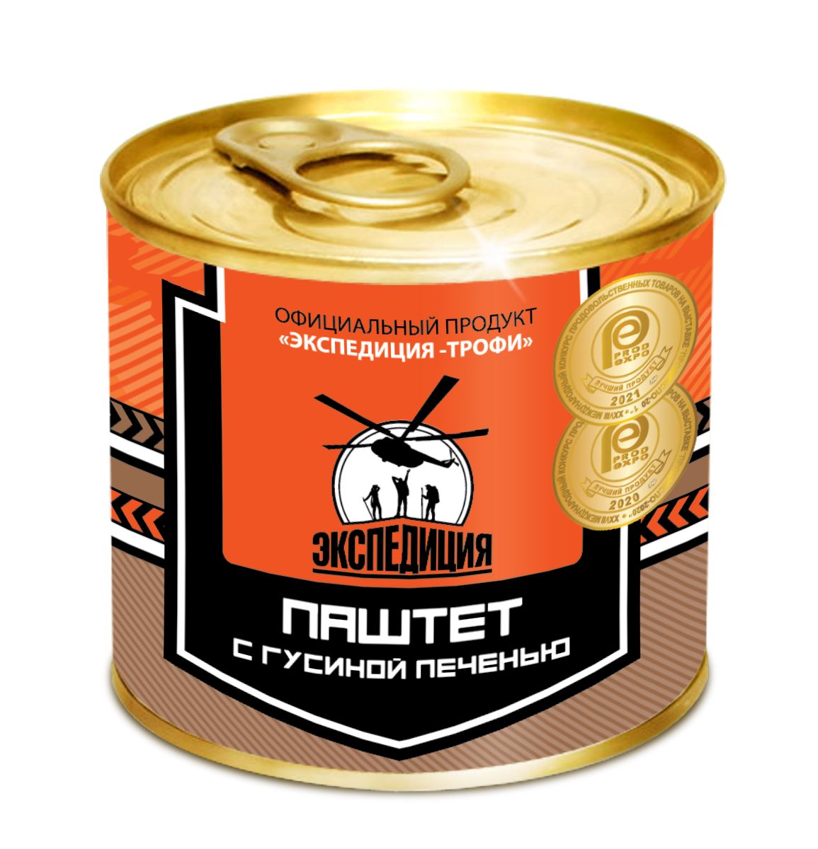 

Паштет с Гусиной Печенью Экспедиция, 4 шт по 180 г, паштеты