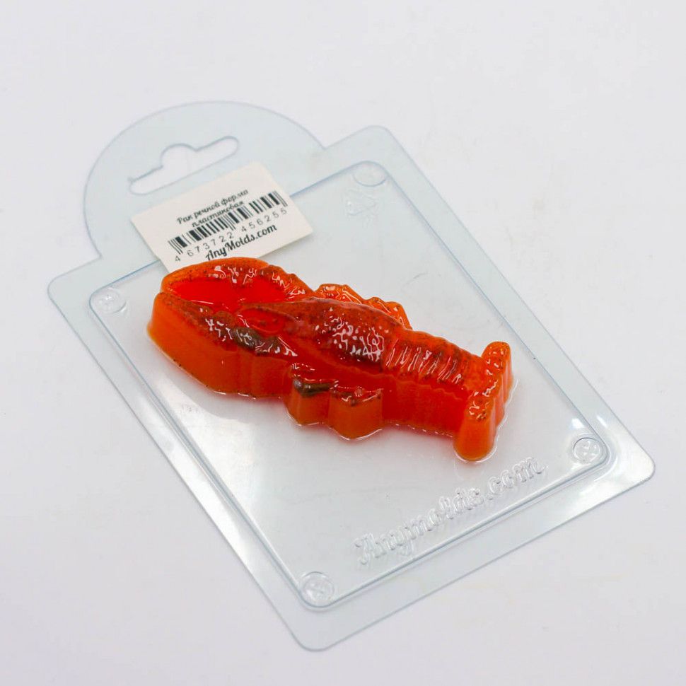 

Форма для шоколада пластиковая AnyMolds рак речной, Прозрачный