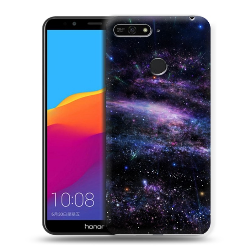 фото Пластиковый транспарентный чехол для huawei honor 7a pro/7c/y6 prime (2018) 100gadgets