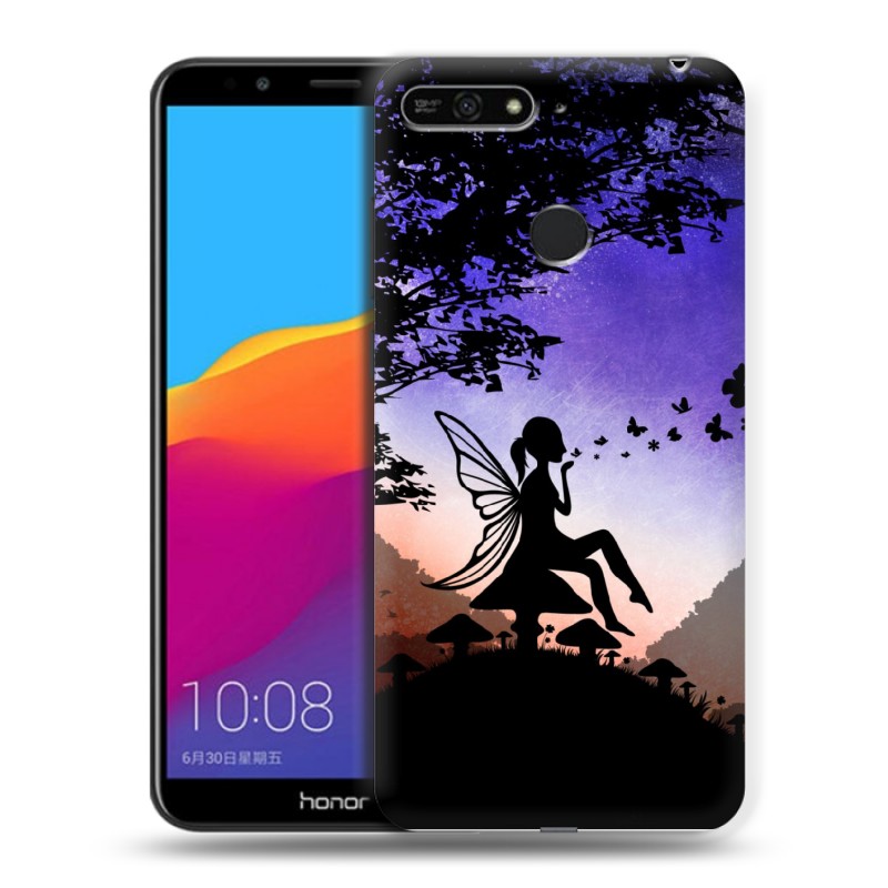 фото Пластиковый транспарентный чехол для huawei honor 7a pro/7c/y6 prime (2018) 100gadgets