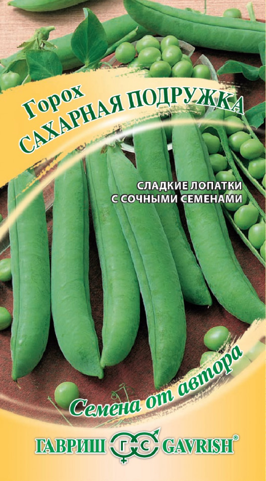 

Семена горох Сахарная подружка Гавриш 19102058-10 10 уп.