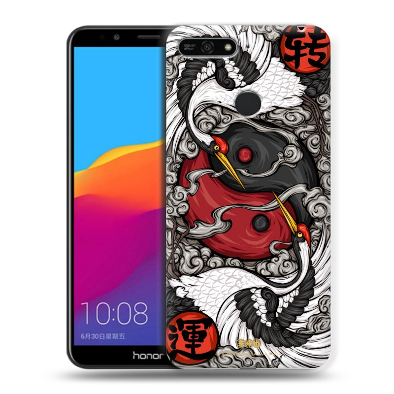 

Пластиковый транспарентный чехол для Huawei Honor 7A Pro/7C/Y6 Prime (2018), 58360