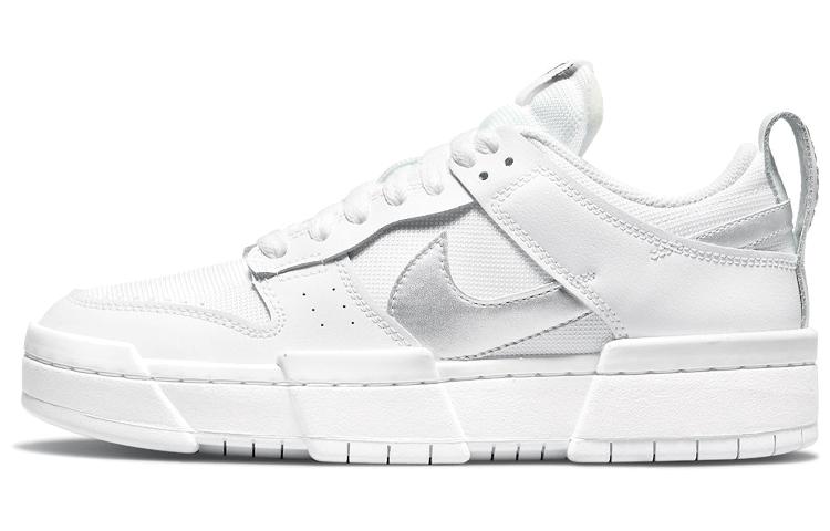 

Кеды унисекс Nike Dunk Low Disrupt White Silver белые 35.5 EU, Белый, Dunk Low Disrupt White Silver