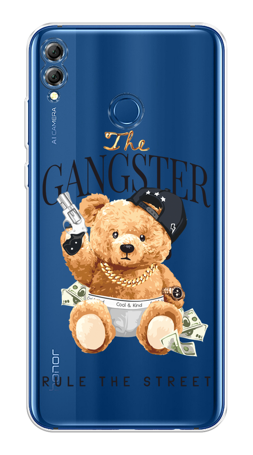 

Чехол на Honor 8X / Хонор 8Х "The Gangster", Бежевый;серый;черный, 66750-6