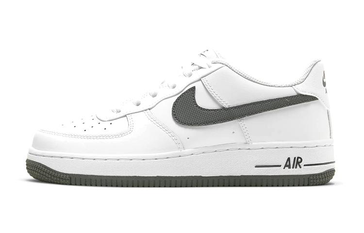 

Кеды унисекс Nike Air Force 1 Low GS белые 38.5 EU, Белый, Air Force 1 Low GS