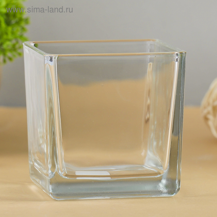

Ваза Кубик Бернарди-2 8х8х8 см, 0,25л