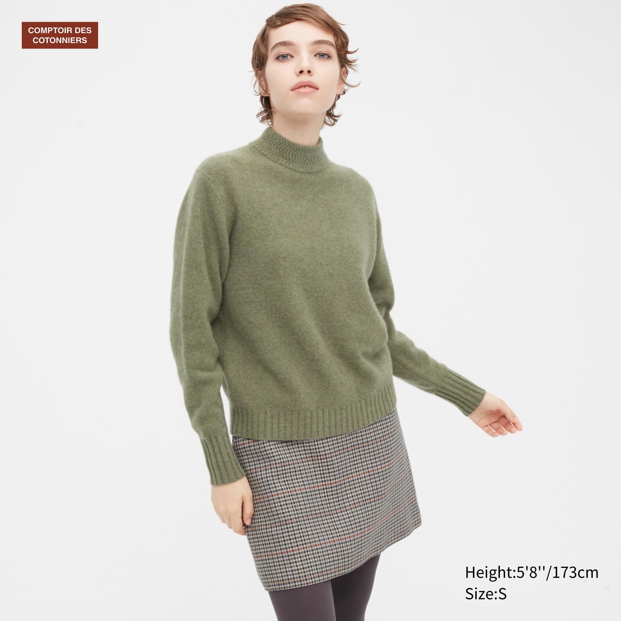 

Свитер женский UNIQLO 458861COL33 хаки M (доставка из-за рубежа), 458861COL33