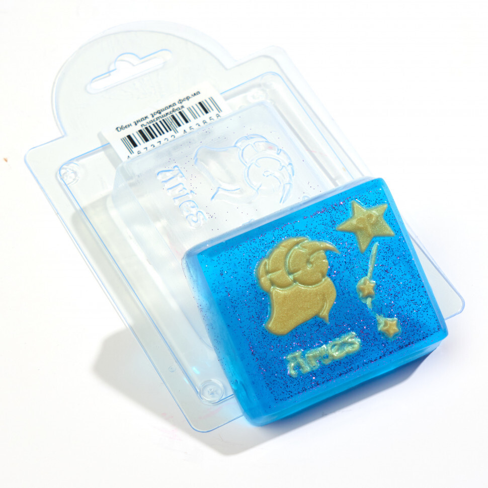 

Форма для шоколада пластиковая AnyMolds овен знак зодиака, Прозрачный