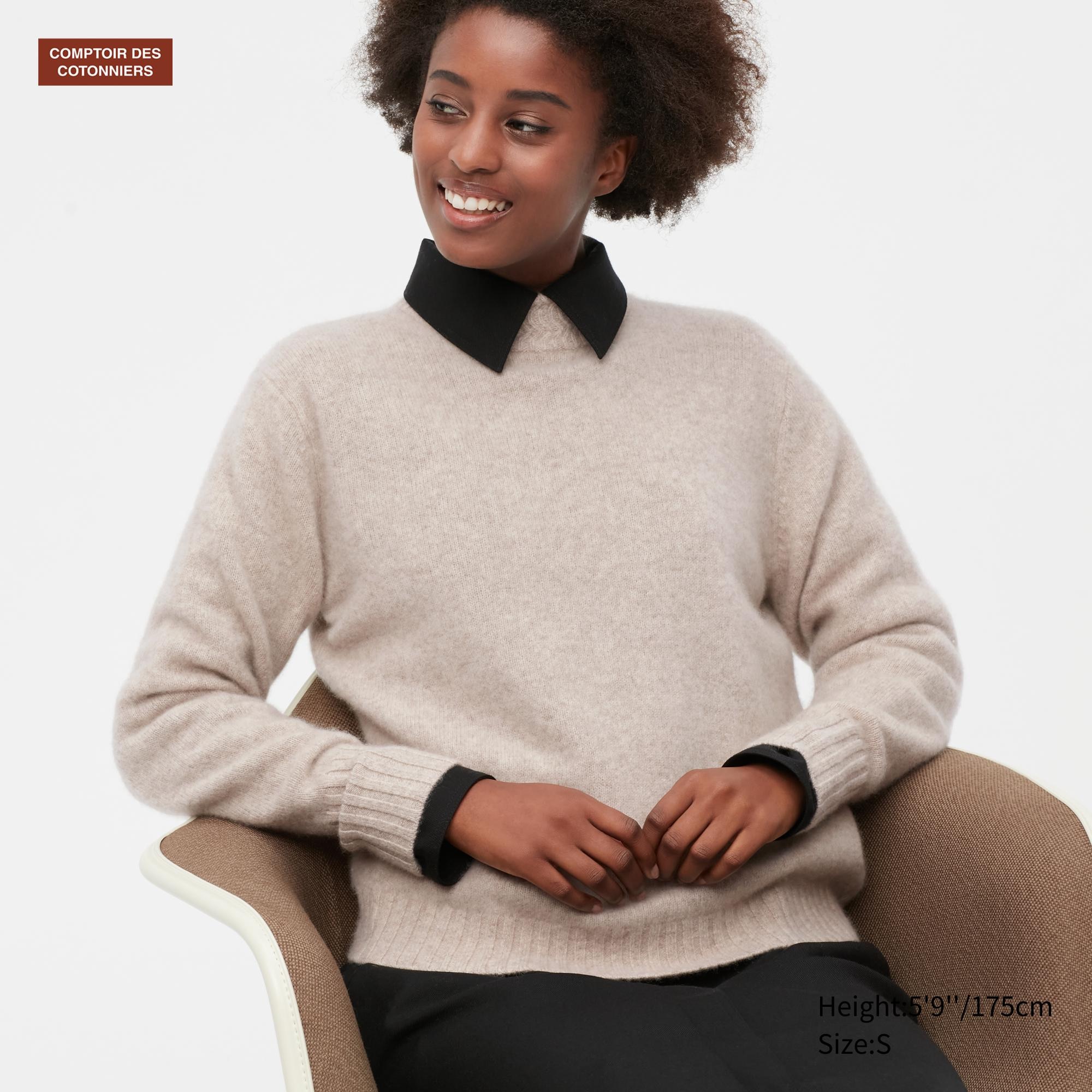 

Свитер женский UNIQLO 458861COL02 серый M (доставка из-за рубежа), 458861COL02