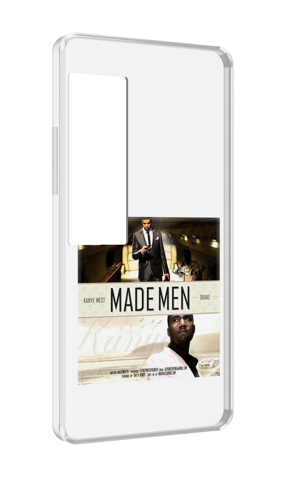 

Чехол MyPads Kanye West & Drake - Made Men для Meizu Pro 7 Plus, Прозрачный, Tocco