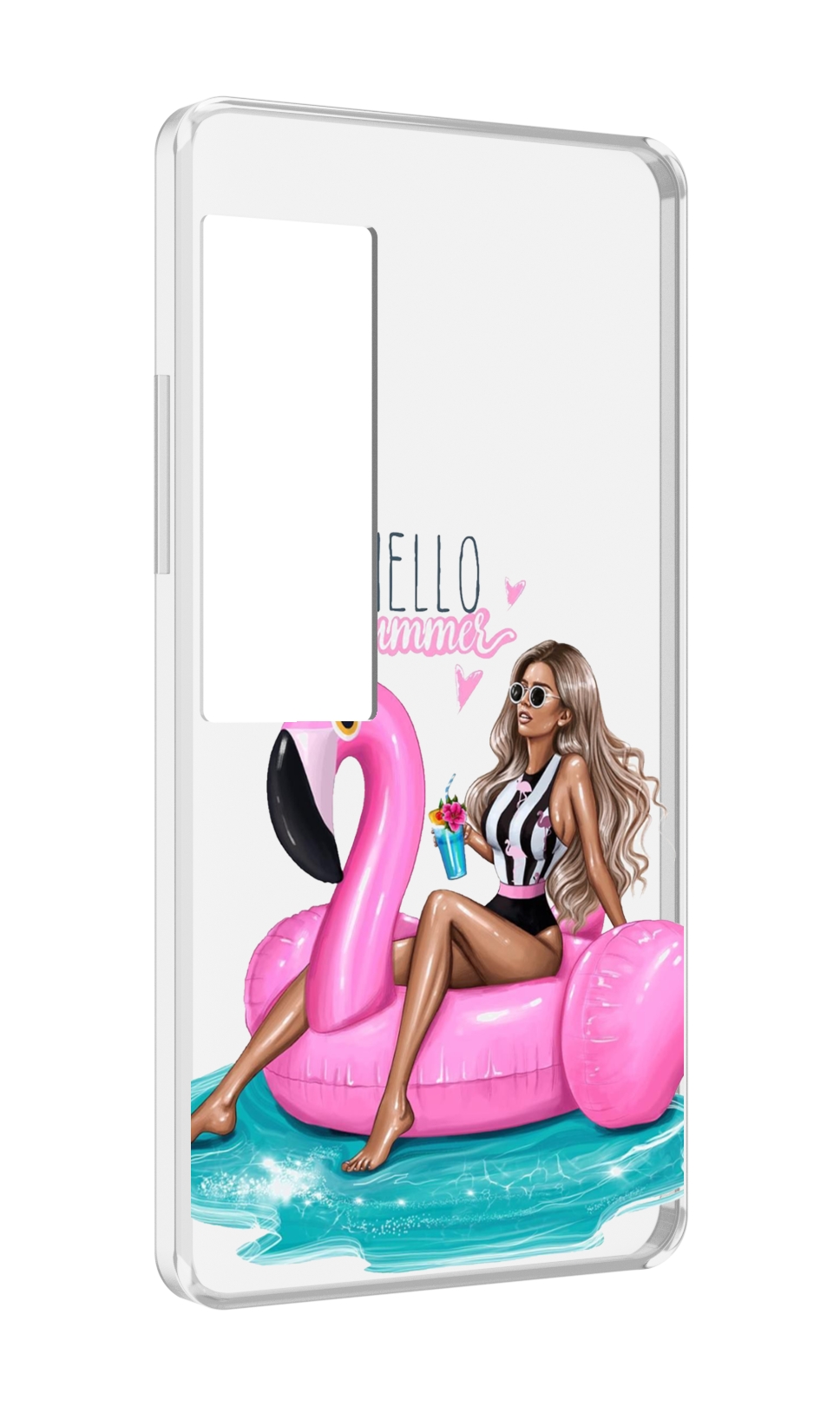 

Чехол MyPads Hello-summer для Meizu Pro 7 Plus, Прозрачный, Tocco