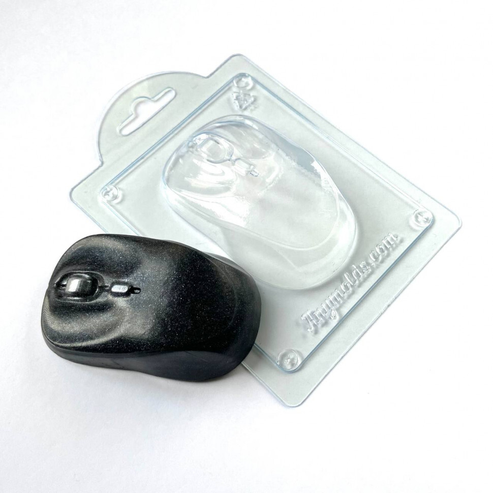 

Форма для шоколада пластиковая AnyMolds мышь компьютерная, Прозрачный
