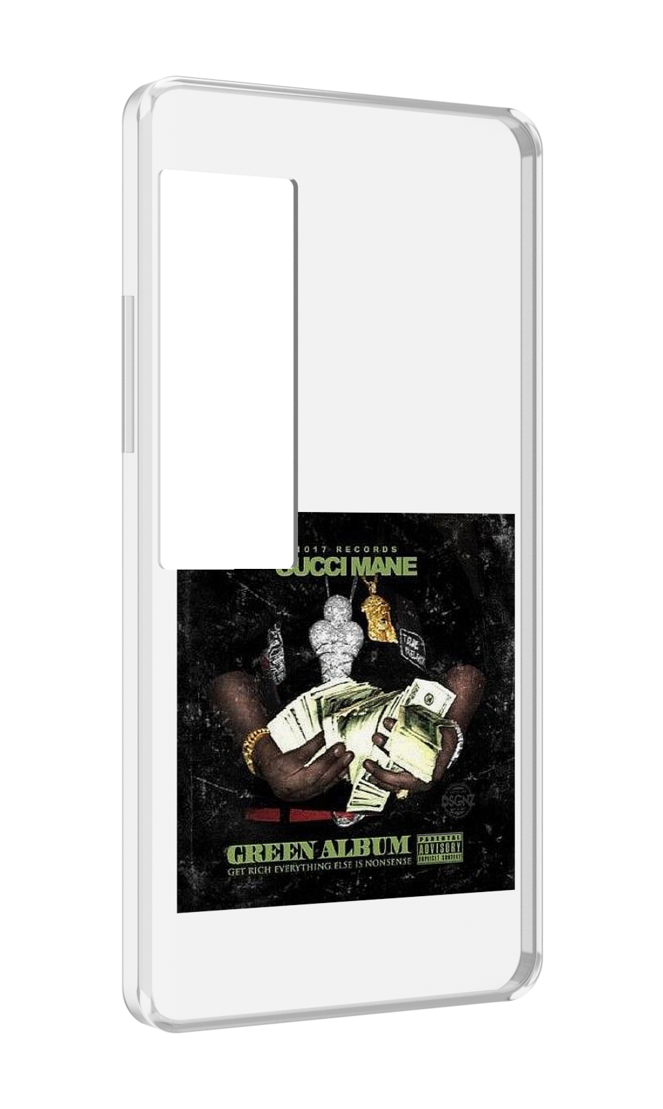 

Чехол MyPads Gucci Mane & Migos - The Green Album для Meizu Pro 7 Plus, Прозрачный, Tocco