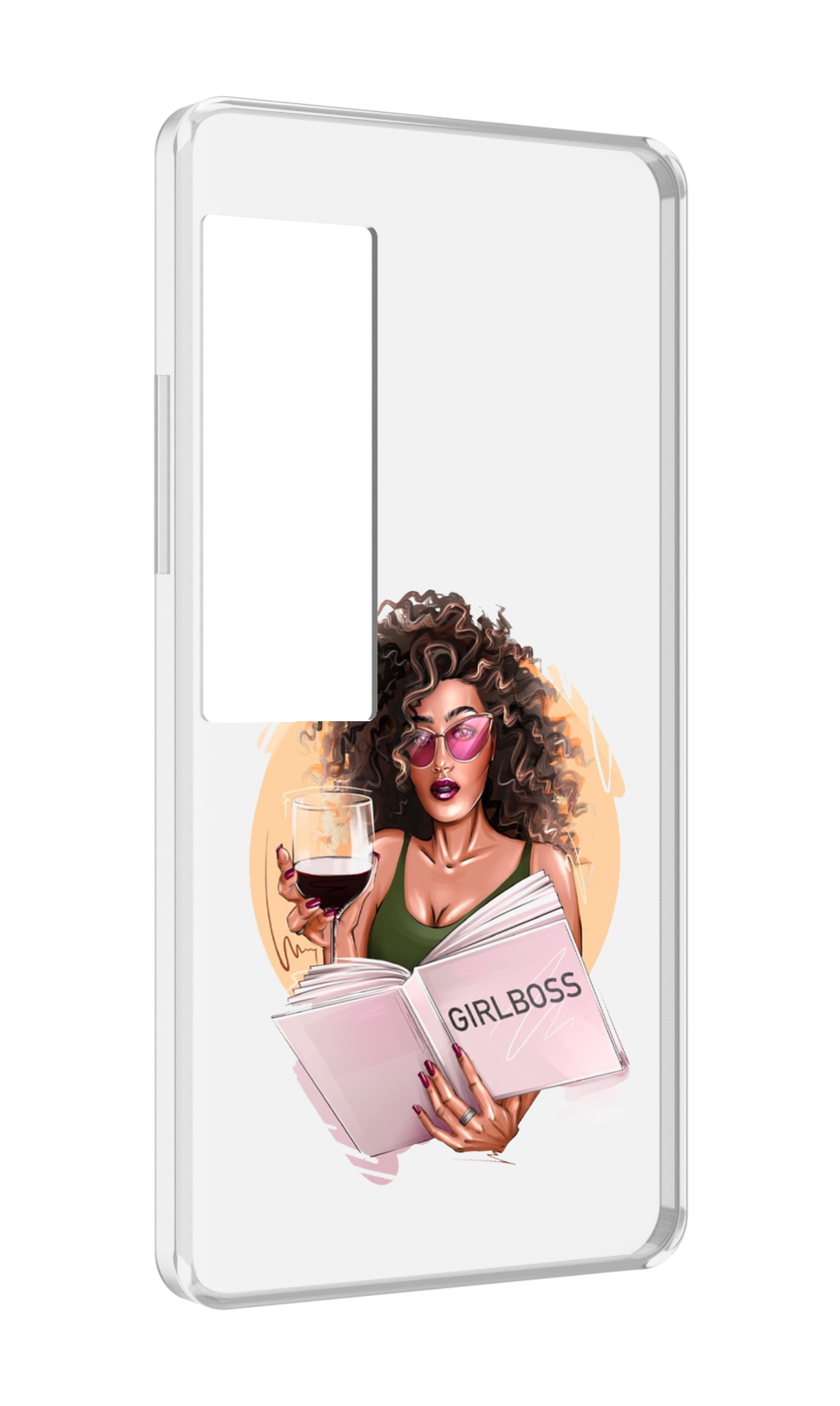 

Чехол MyPads Girlboss with wine_ Etsy женский для Meizu Pro 7 Plus, Прозрачный, Tocco