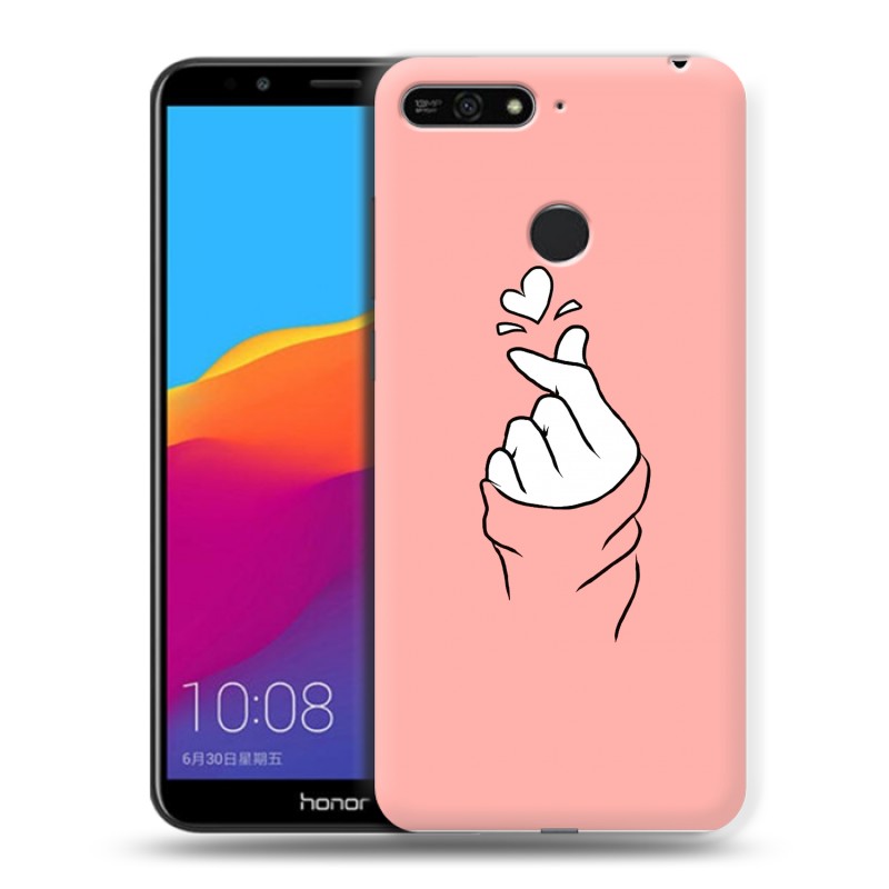 фото Пластиковый транспарентный чехол для huawei honor 7a pro/7c/y6 prime (2018) 100gadgets