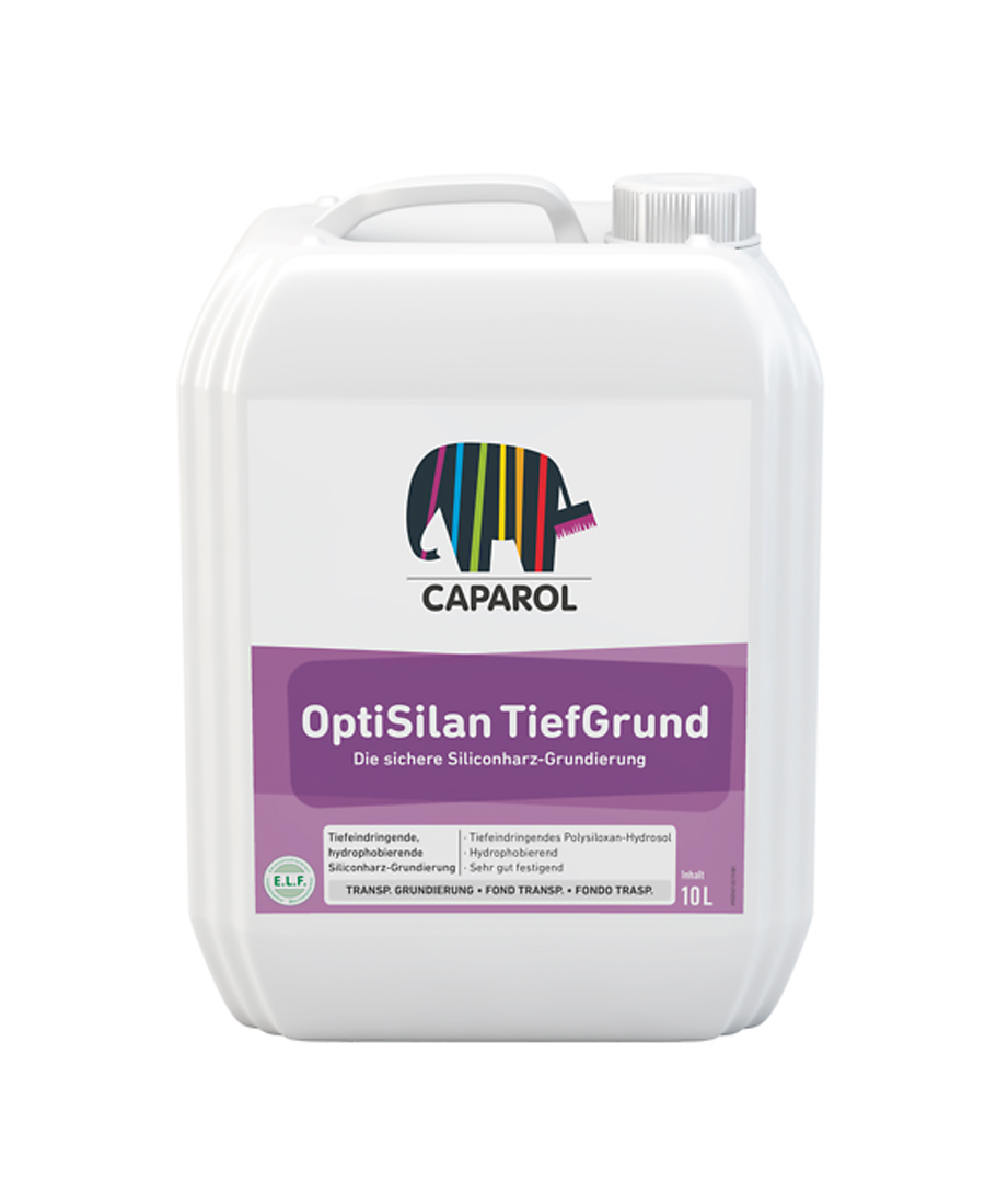 фото Caparol optisilan tiefgrund грунтовка для наружных и внутренних работ, 10 л