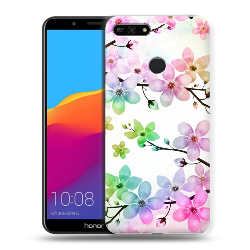 фото Пластиковый транспарентный чехол для huawei honor 7a pro/7c/y6 prime (2018) 100gadgets