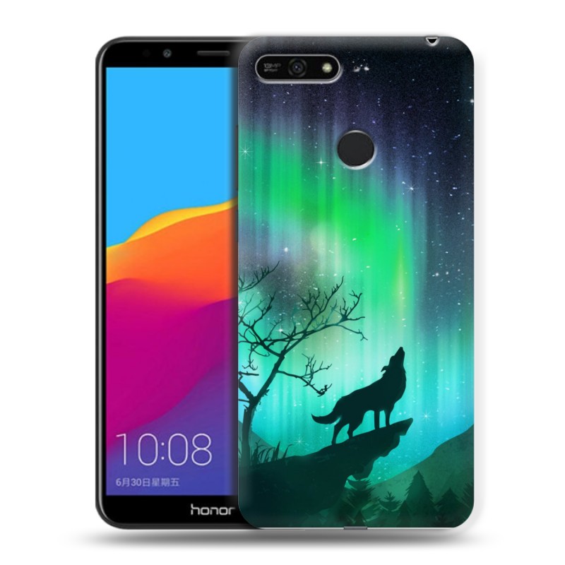 фото Пластиковый транспарентный чехол для huawei honor 7a pro/7c/y6 prime (2018) 100gadgets