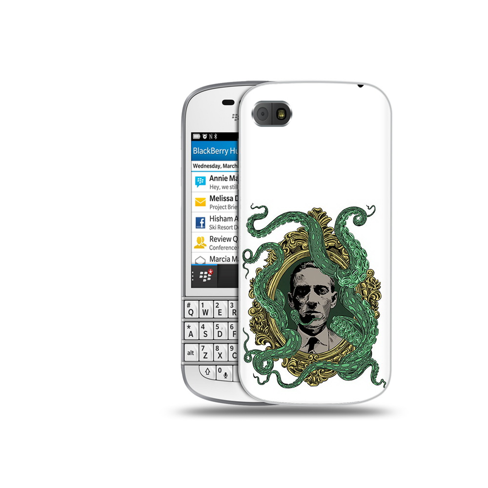 

Чехол MyPads Tocco для BlackBerry Q10 портрет с кракеном, Прозрачный, Tocco