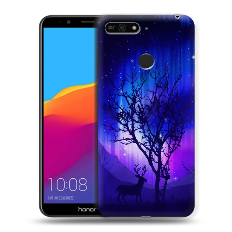 фото Пластиковый транспарентный чехол для huawei honor 7a pro/7c/y6 prime (2018) 100gadgets