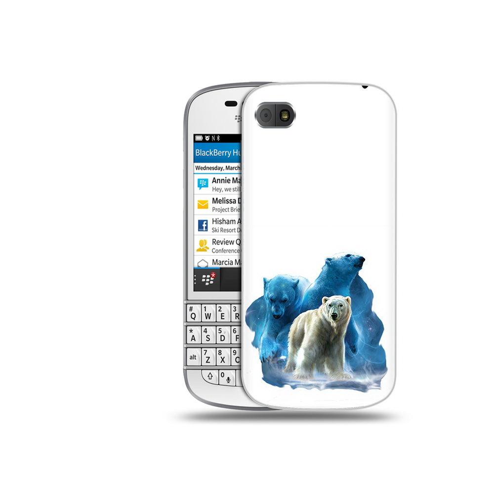 

Чехол MyPads Tocco для BlackBerry Q10 полярный медведь, Прозрачный, Tocco