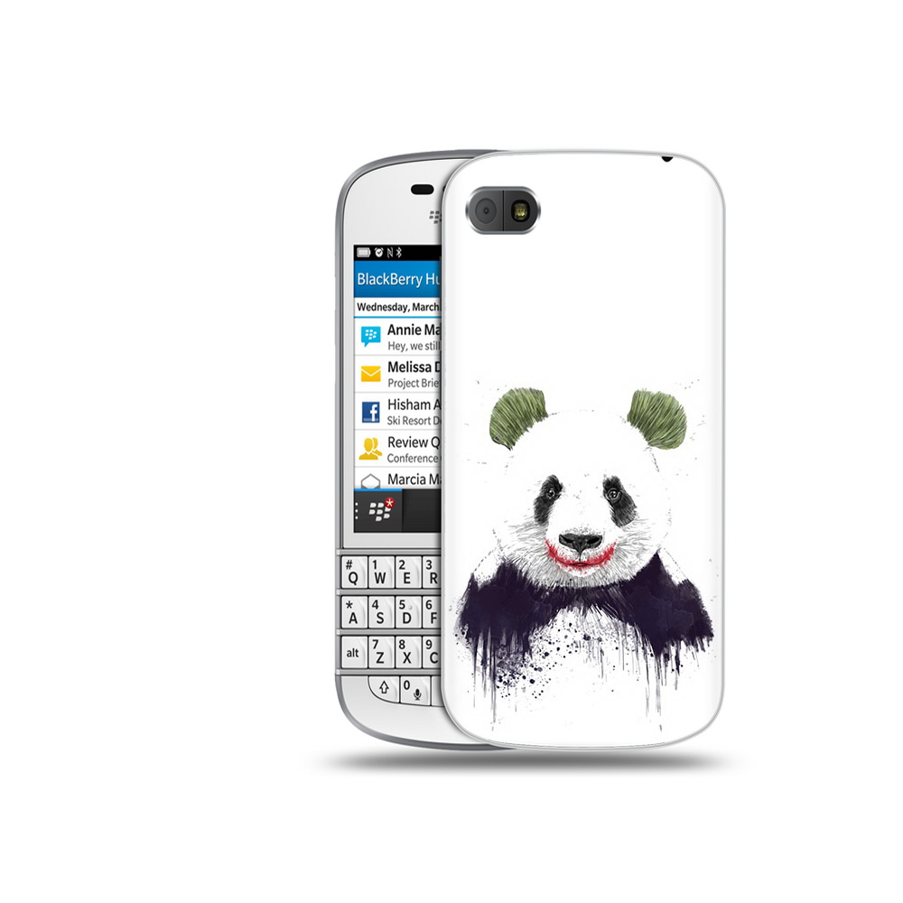 

Чехол MyPads Tocco для BlackBerry Q10 панда джокер, Прозрачный, Tocco