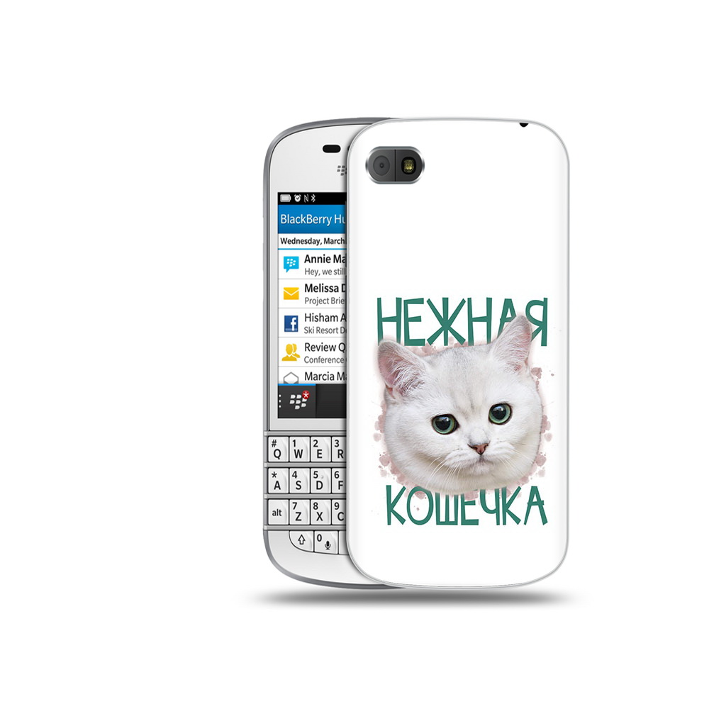 

Чехол MyPads Tocco для BlackBerry Q10 нежная кошечка, Прозрачный, Tocco