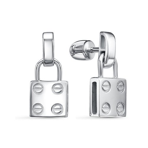 

Серьги из серебра без вставки ЯХОНТ Золотой 2702878, 2702878