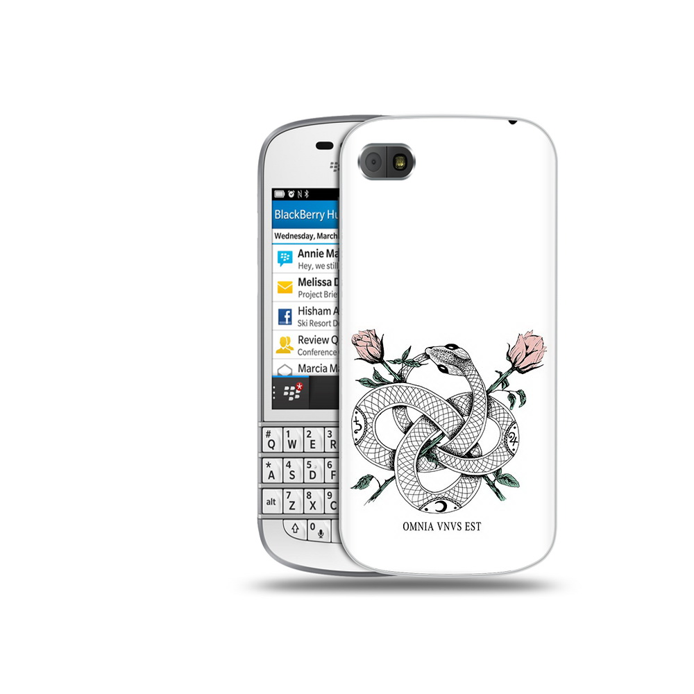 

Чехол MyPads Tocco для BlackBerry Q10 нарисованная змея абстракция, Прозрачный, Tocco