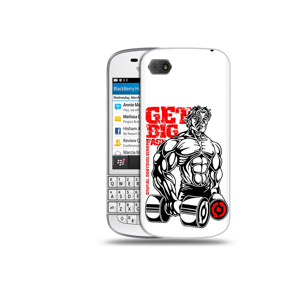 

Чехол MyPads Tocco для BlackBerry Q10 накаченное тело, Прозрачный, Tocco