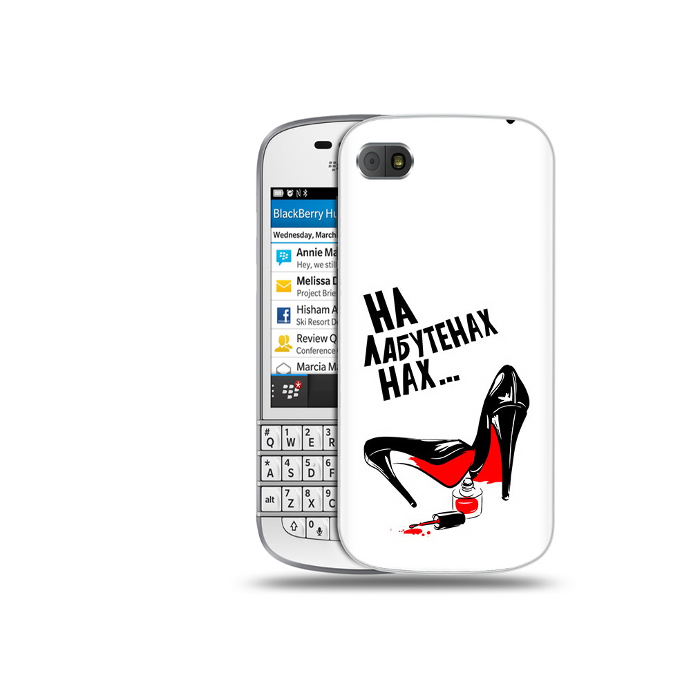 

Чехол MyPads Tocco для BlackBerry Q10 на лабутенах, Прозрачный, Tocco