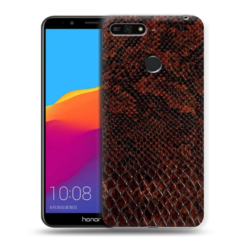 фото Пластиковый транспарентный чехол для huawei honor 7a pro/7c/y6 prime (2018) 100gadgets