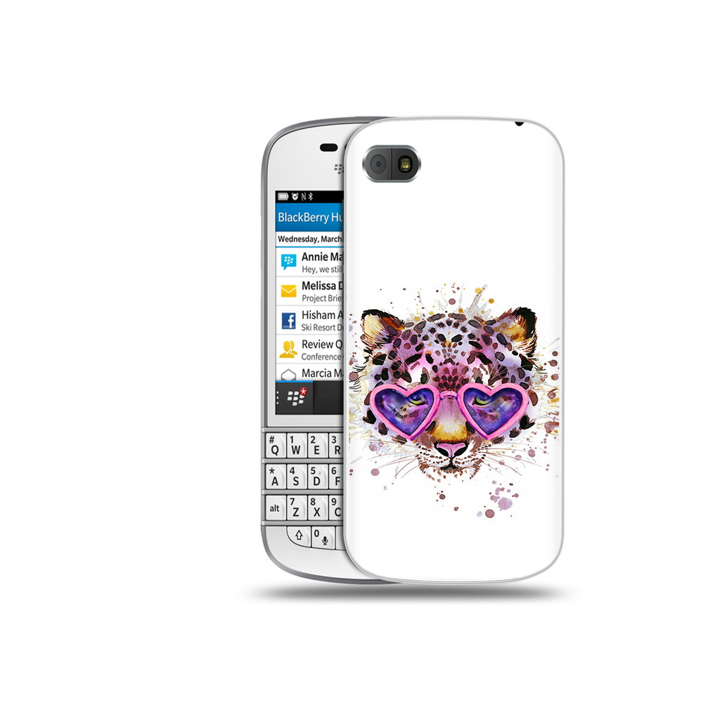 

Чехол MyPads Tocco для BlackBerry Q10 модный леопард, Прозрачный, Tocco