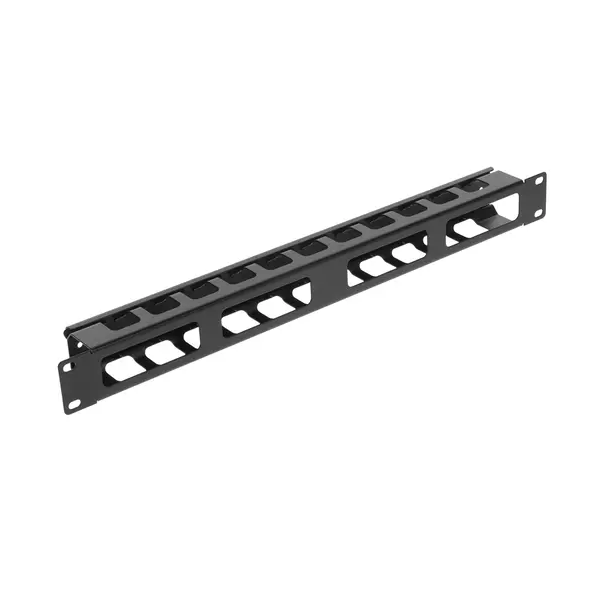 Кабельный органайзер горизонтальный Hyperline CM-1U-ML-COV