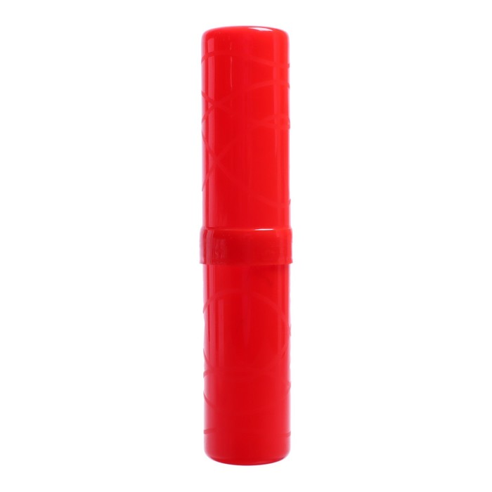 Пенал-тубус (40 х 195 мм) Calligrata, пластиковый, красный
