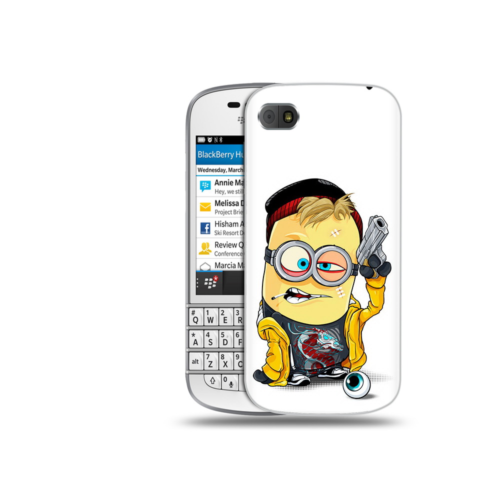 

Чехол MyPads Tocco для BlackBerry Q10 миньон бандит, Прозрачный, Tocco