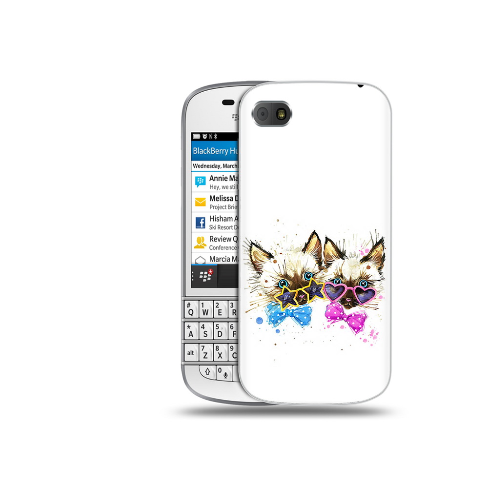 

Чехол MyPads Tocco для BlackBerry Q10 милые котята, Прозрачный, Tocco