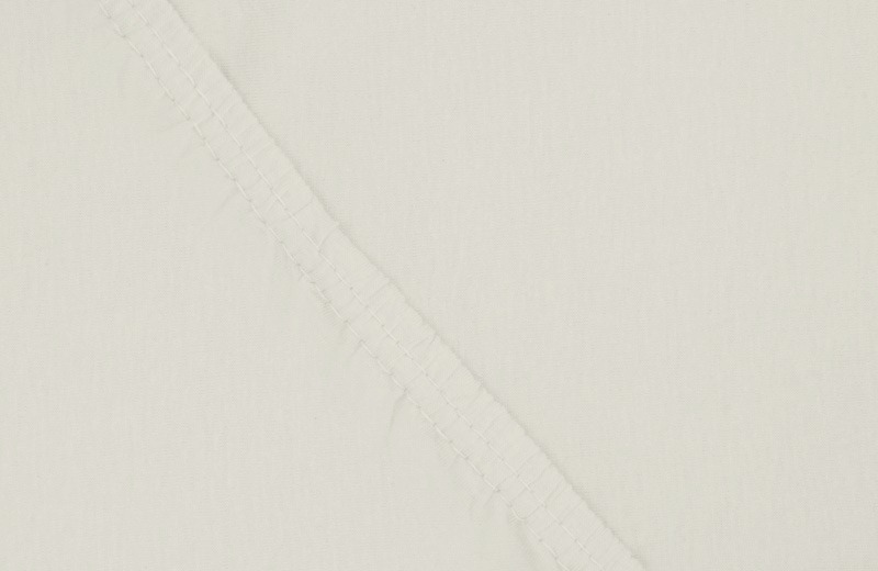 фото Ecotex простыня на резинке cream цвет: молочный (140х200)